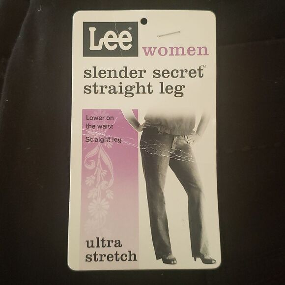 Never Worn Lee Slender Secret Straight Leg Pants Sz 20W - Picture 6 of 7